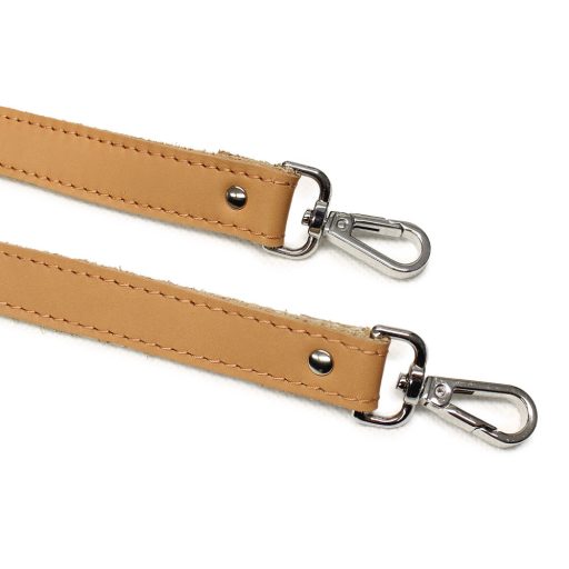 Adjustable Length, Genuine Leather Bag Strap. 2 cm Wide.