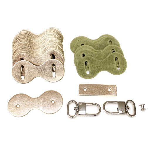 DIY Leather Strap Kit – Leather Bag Strap, Shoulder Bag Length Version, Yellow