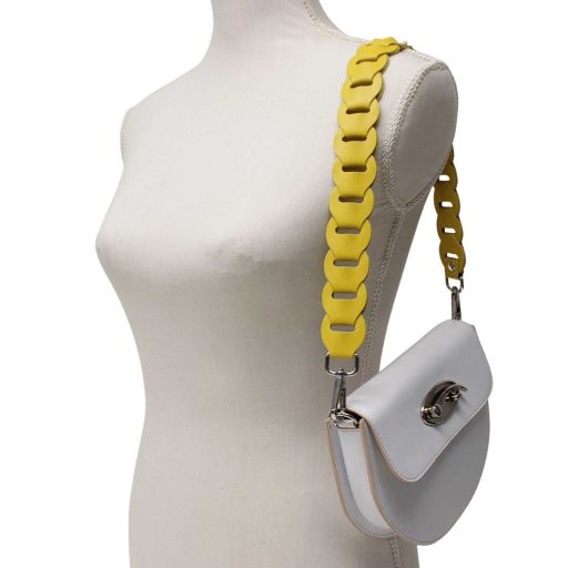 DIY Leather Strap Kit – Leather Bag Strap, Shoulder Bag Length Version, Yellow
