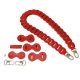 DIY Leather Strap Kit – Leather Bag Strap, Shoulder Bag Length Version, Red