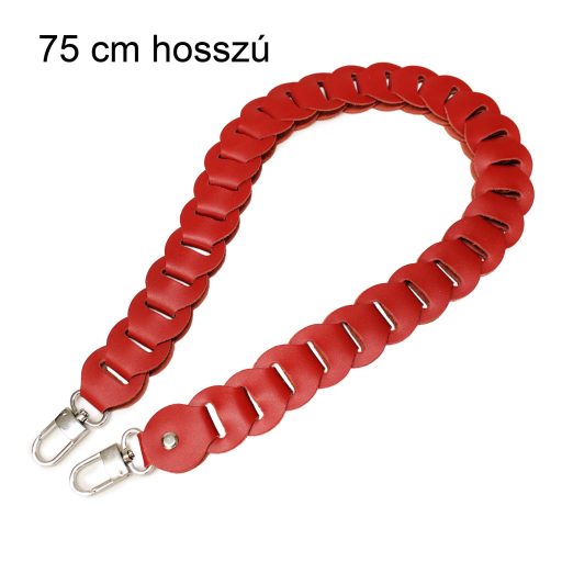 DIY Leather Strap Kit – Leather Bag Strap, Shoulder Bag Length Version, Red