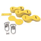 DIY Leather Strap Kit – Leather Bag Strap, Shoulder Bag Length Version, Yellow