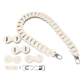   DIY Leather Strap Kit – Leather Bag Strap, Shoulder Bag Length Version, White