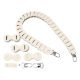 DIY Leather Strap Kit – Leather Bag Strap, Shoulder Bag Length Version, White