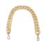 Bone coloured Plastic Handbag Strap Chain, Nickel, 58 cm