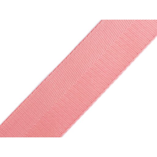 Detachable bag strap, pink satin, 4 cm - 1,5" wide