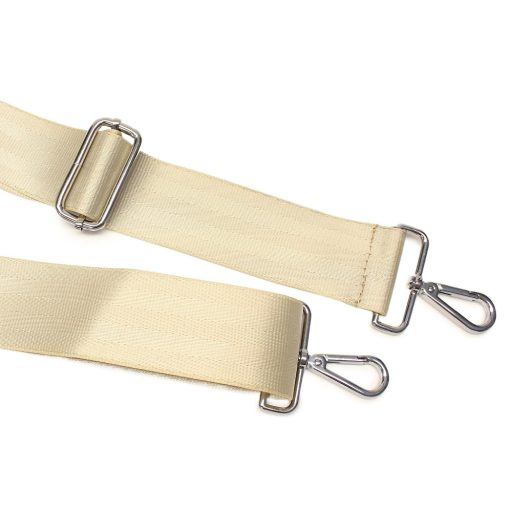 Beige bag strap, 5 cm - 2" wide