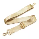 Beige Gold, Wide Handbag Strap, 40 mm, Gold