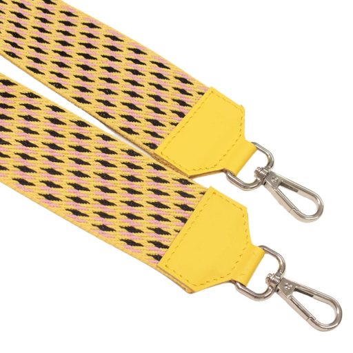 Beige Gold, Wide Handbag Strap, 40 mm, Gold
