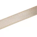 Beige Silver, Wide Handbag Strap, 40 mm, Nickel