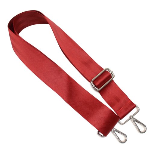Dark red detachable bag strap, 5 cm - 2" wide