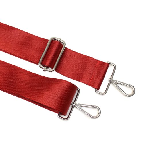 Dark red detachable bag strap, 5 cm - 2" wide