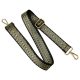 Black Gold, Wide Handbag Strap, 40 mm