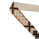 Green patterned, Wide Handbag Strap, 50 mm