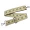 Green patterned, Wide Handbag Strap, 50 mm