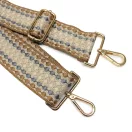 Green patterned, Wide Handbag Strap, 50 mm