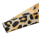 Leopard pattern Handbag Strap, Beige, Silver, 40 mm