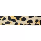 Leopard pattern Handbag Strap, Beige, Silver, 40 mm