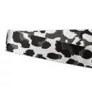 Leopard pattern Handbag Strap, Black White, Silver, 40 mm