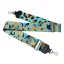 Black white leoprad pattern bag strap