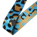 Black white leoprad pattern bag strap
