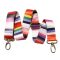 Rainbow Coloured, Wide Handbag Strap, 40 mm