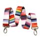 Rainbow Coloured, Wide Handbag Strap, 40 mm