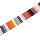 Rainbow Coloured, Wide Handbag Strap, 40 mm