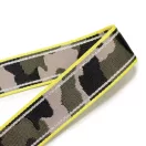 Neon Yellow military patterned, Wide Handbag Strap, 50 mm