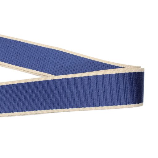 Blue changeable bag strap, 38mm wide.