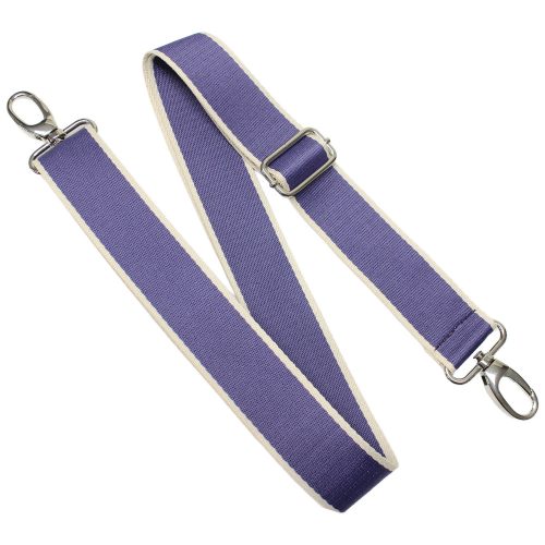 Violet changeable bag strap, 38 mm, nickel