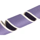 Violet changeable bag strap, 38 mm, nickel