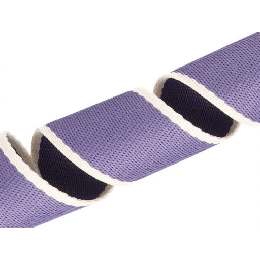 Violet changeable bag strap, 38 mm, nickel