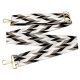 Diamond patterned Wide Handbag Strap, 50 mm