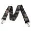 Grey Black military patterned, Wide Handbag Strap, sport bag shoulder strap, 50 mm