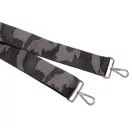 Grey Black military patterned, Wide Handbag Strap, sport bag shoulder strap, 50 mm