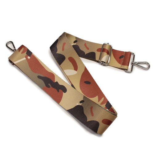 Military patterned, Wide Handbag Strap, 50 mm