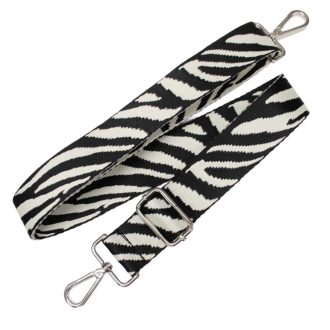 Zebra pattern Handbag Strap, 40 mm