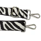 Zebra pattern Handbag Strap, 40 mm