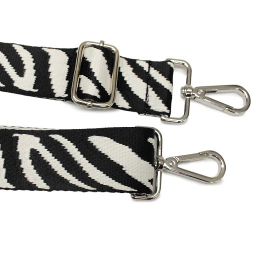 Zebra pattern Handbag Strap, 40 mm
