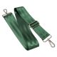 Black bag strap, 5 cm wide, silver