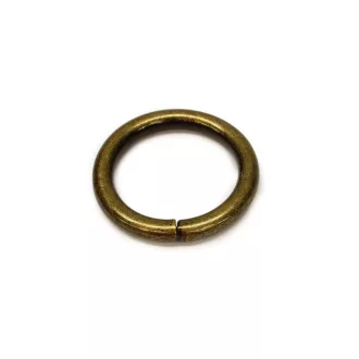 Metal Ring 30x6 mm – Antique Copper, Heavy-Duty Iron Ring