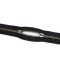 Polished YKK Zipper, Brass coloured, Black, T5
