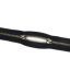 Polished YKK Zipper, Brass coloured, Black, T5
