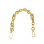 Gold Short Bag Chain with Pearls – 35 cm