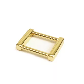 20 mm Square Handle Holder, Gold Colour – Cast Zamak