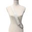 Wide bag strap with chain, nickel