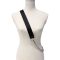 Wide bag strap with chain, nickel