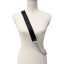Wide bag strap with chain, nickel