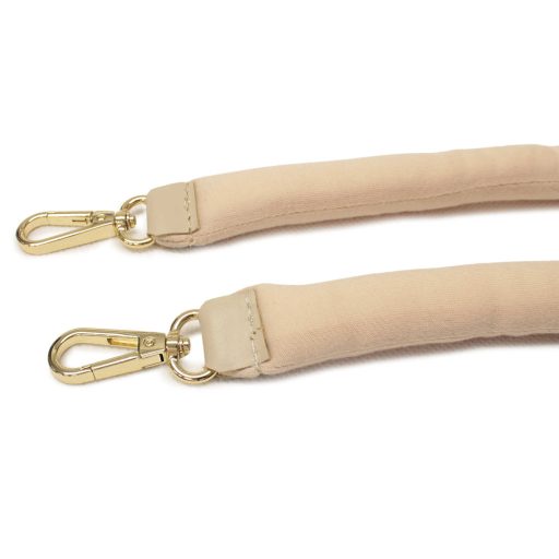 Wide bag strap with chain, nickel